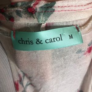 Chris & Carol Sweaters - Thin Floral Cardigan Chris & Carol Sweaters - Thin Floral Cardigan